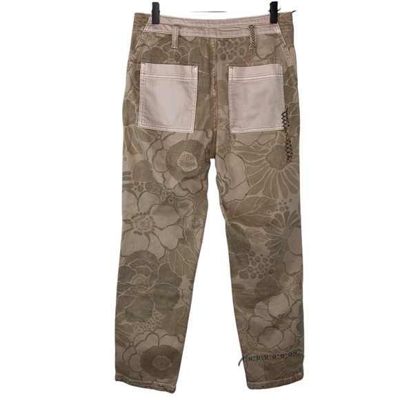 Anthropologie Pilcro The Camp Wanderer Patchwork Jeans Embroidered Boho 29 - Picture 11 of 16